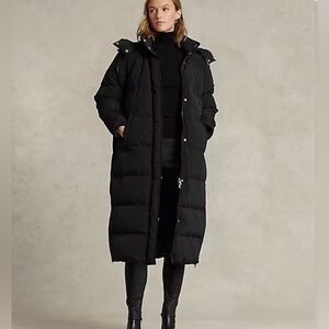 NWT Polo Ralph Lauren Water-Repellent Long Down Coat, small